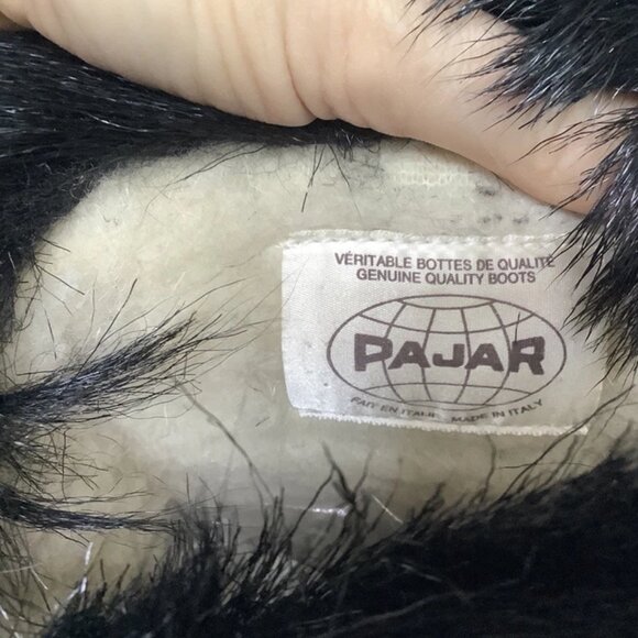 Pajar Canada Laura Hair Fur Snow Winter Boots Size 40 Rare Great Condition - Picture 6 of 7